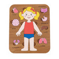 لعبة تعليم أعضاء الجسم للأطفال 5–12 سنة – Montessori Anatomy Puzzle ( Girl )