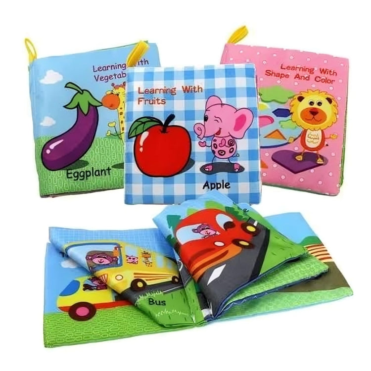 كتاب قماش تعليمي للأطفال من 6 شهور إلى 3 سنوات – أول كتاب آمن لطفلك