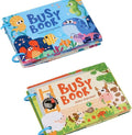 كتاب أنشطة تعليمية للأطفال 3–7 سنوات – Busy Book لتنمية المهارات